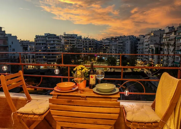 Galerius Panoramic Balcony شقة سالونيك