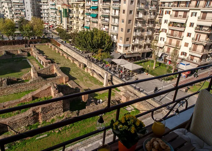 شقة Galerius Panoramic Balcony سالونيك
