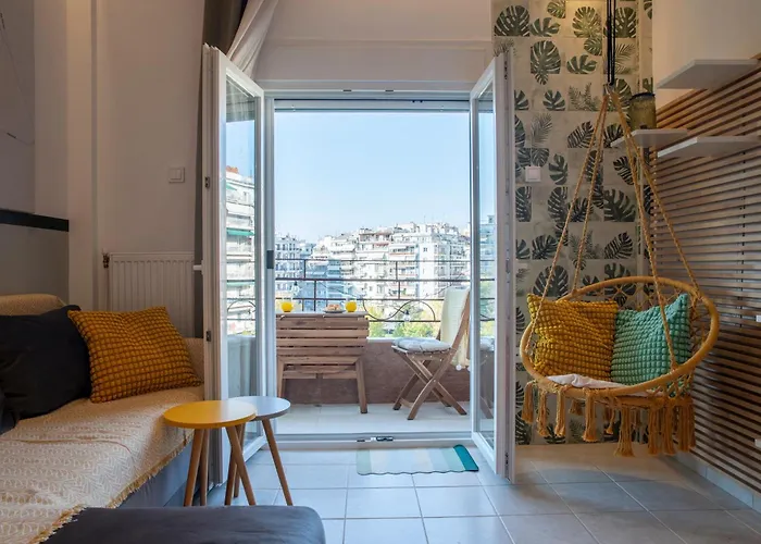 Apartamento Galerius Panoramic Balcony Tessalónica